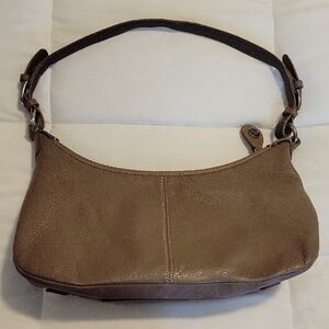 The SAK Brown Leather Shoulder Bag